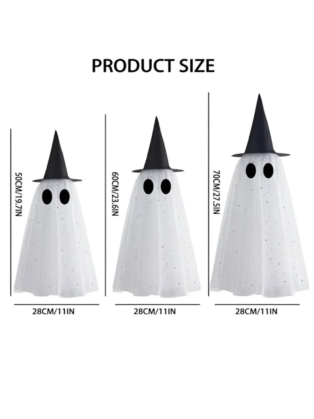 Halloween Ghost Decor Outdoor, Halloween Hanging Ghost Decorations